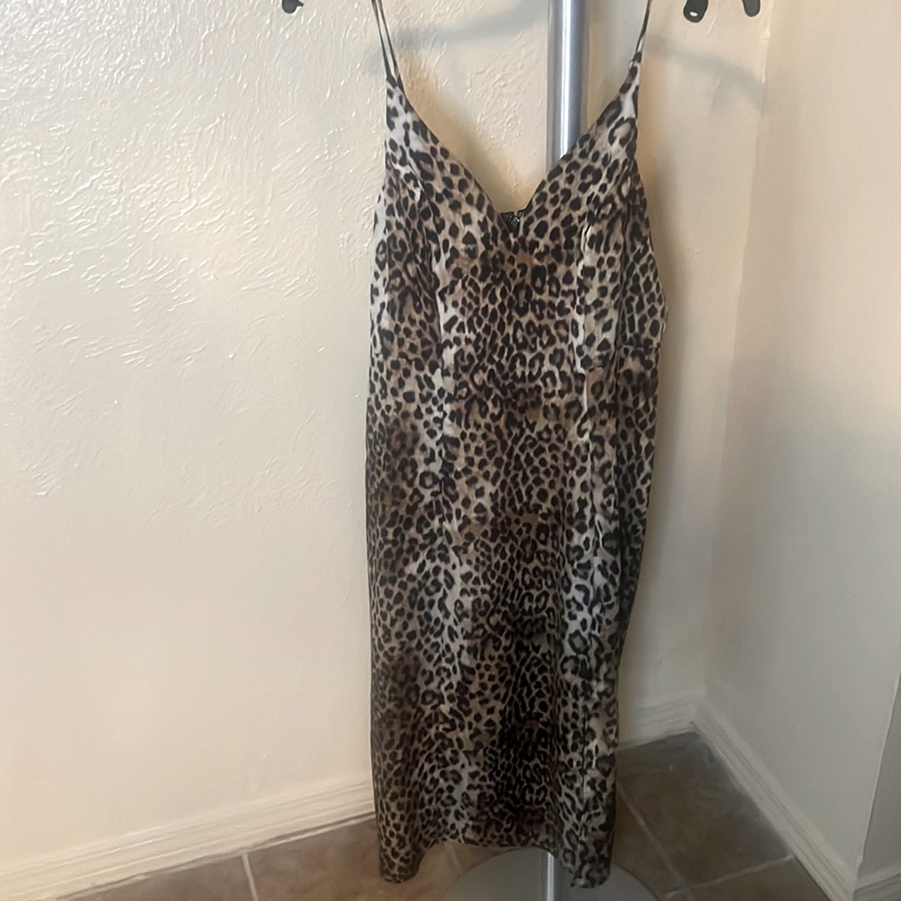 Leopard small mid dress